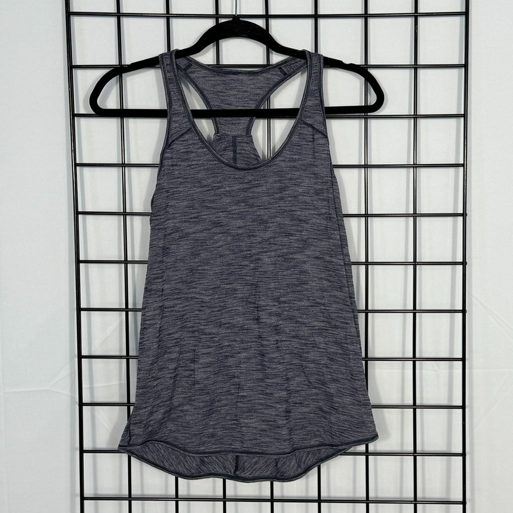 Lululemon Essential Tank Top Womens 4‎ Blue Activewear Athleisure Casual Workout